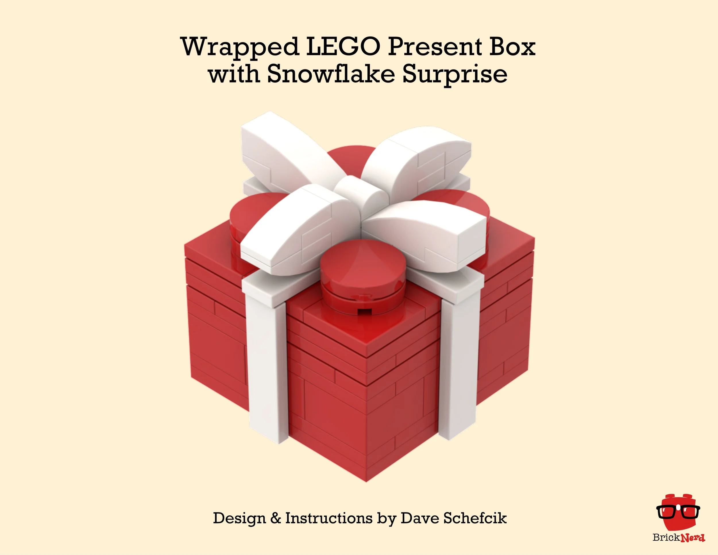 Instructions to Build a Wrapped LEGO Present Box BrickNerd All things LEGO and the LEGO fan community